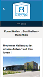 Mobile Screenshot of formi-hallen.de